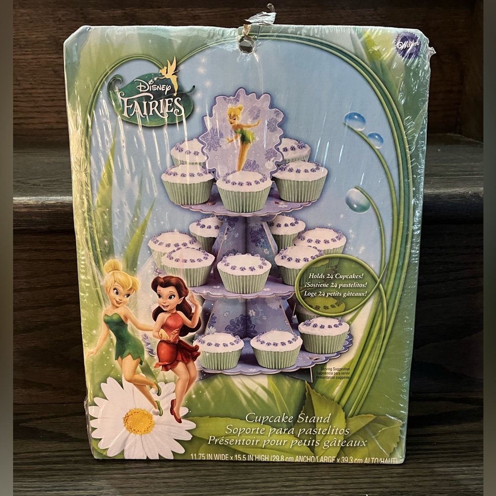 Wilton Disney fairies cupcake holder new sealed